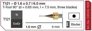 T121 Milling Tool | 6mm Shank (6mm)