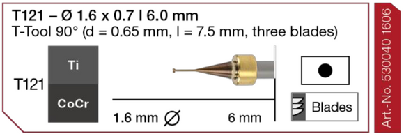 T121 Milling Tool | 6mm Shank (6mm)