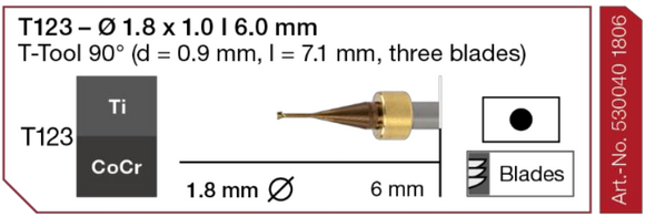 T123 Milling Tool | 6mm Shank (6mm)