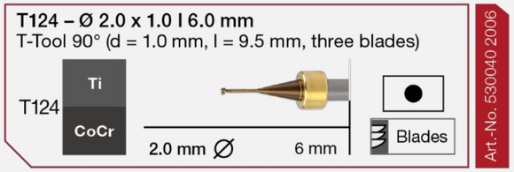 T124 Milling Tool | 6mm Shank (6mm)