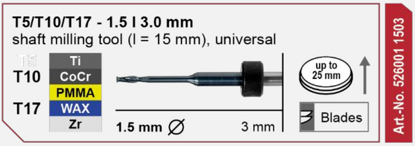 T5 /T10/ T17 - 1.5mm | 3mm Shank(Universal) – imes-icore.net